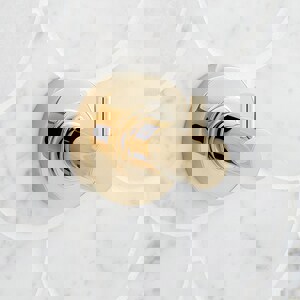 1 Robe Hook in Polished Brass